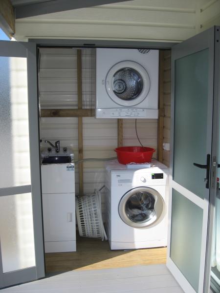 Laundry in cottage